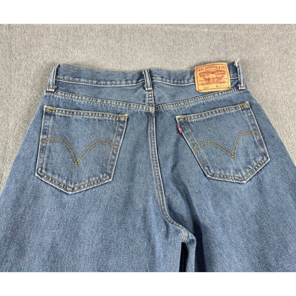 Levis 560 Jeans Mens 34x30 Blue Vintage Loose Fit Denim Medium Wash Tapered